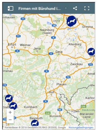 Aktuell ist kein Unternehmen aus Stadt oder Landkreis Hof verzeichnet  welches Hunde am Arbeitsplatz erlaubt